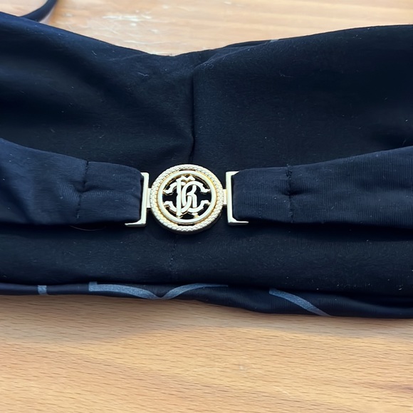 NEW Roberto Cavalli Logo Print Bikini - Picture 7 of 12